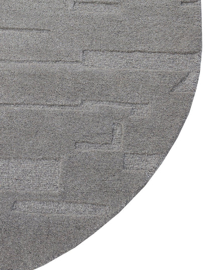 Adria soikea villamatto 200x290 cm – kohokuvioitu geometrinen design - #KalusteDuo_#Huonekaluliike_Matto