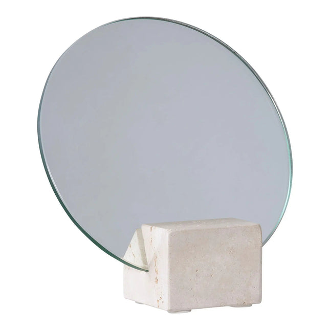 Bella Travertine — pöytäpeili Ø18 cm - KalusteDuo_Huonekaluliike_peili