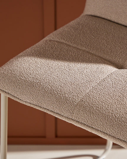 Bisbee baarituoli 2 kpl - beige/ beige bouclé - KalusteDuo_Huonekaluliike_Tuoli