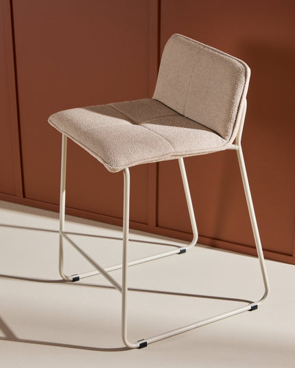 Bisbee baarituoli 2 kpl - beige/ beige bouclé - KalusteDuo_Huonekaluliike_Tuoli