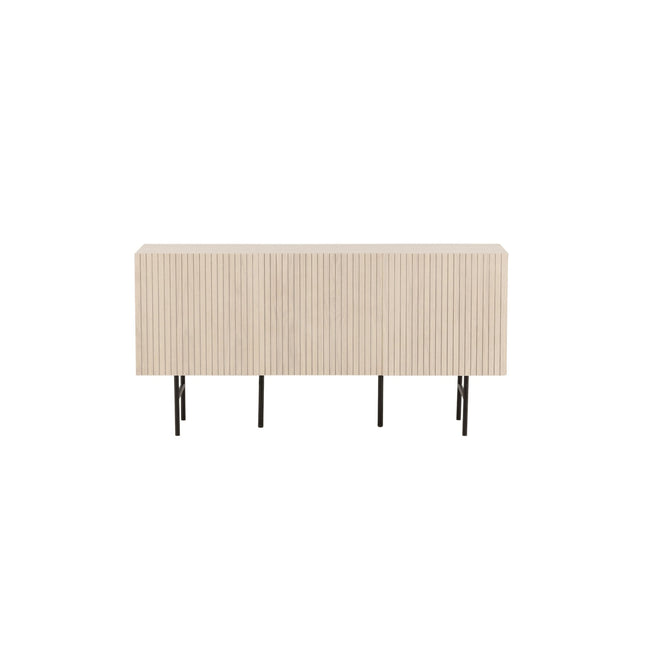 Björkön senkki 150 cm - valkolakattu / viilu - #KalusteDuo_#Huonekaluliike_Säilytyskaluste