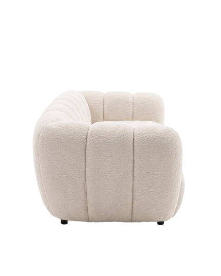 Bobo 3-istuttava sohva - beige bouclé - #KalusteDuo_#Huonekaluliike_Sohva