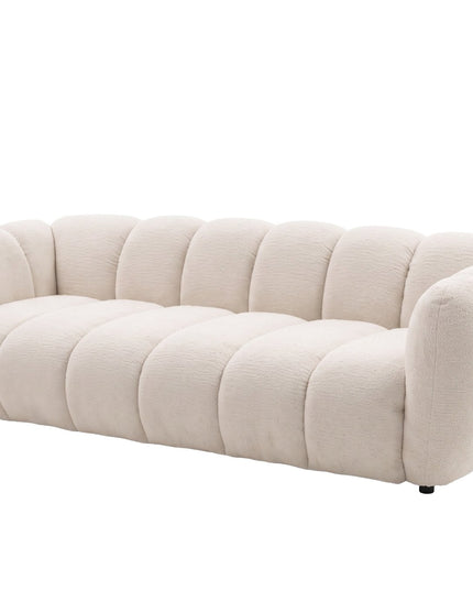 Bobo 3-istuttava sohva - beige bouclé - #KalusteDuo_#Huonekaluliike_Sohva