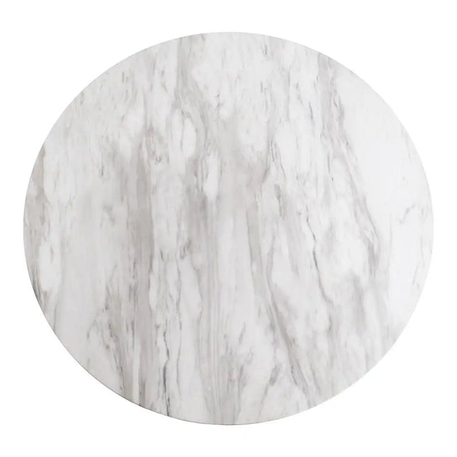 Bolzano sohvapöytä ø70x45cm, messinki/valkoinen marmori jäljitelmä - KalusteDuo_Huonekaluliike_sohvapöytä