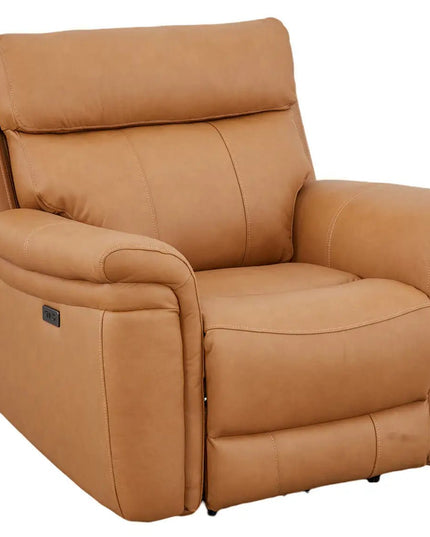 Braxon recliner‑tuoli – aito ruskea nahka - KalusteDuo_Huonekaluliike_recliner tuoli