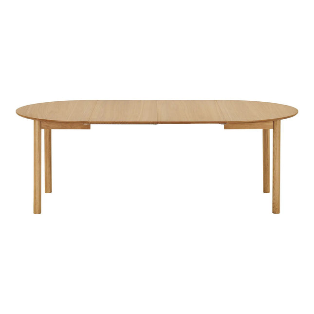 Bundaberg jatkettava ruokapöytä - tammi Ø120x120-170-220 cm - KalusteDuo_Huonekaluliike_Ruokapöytä