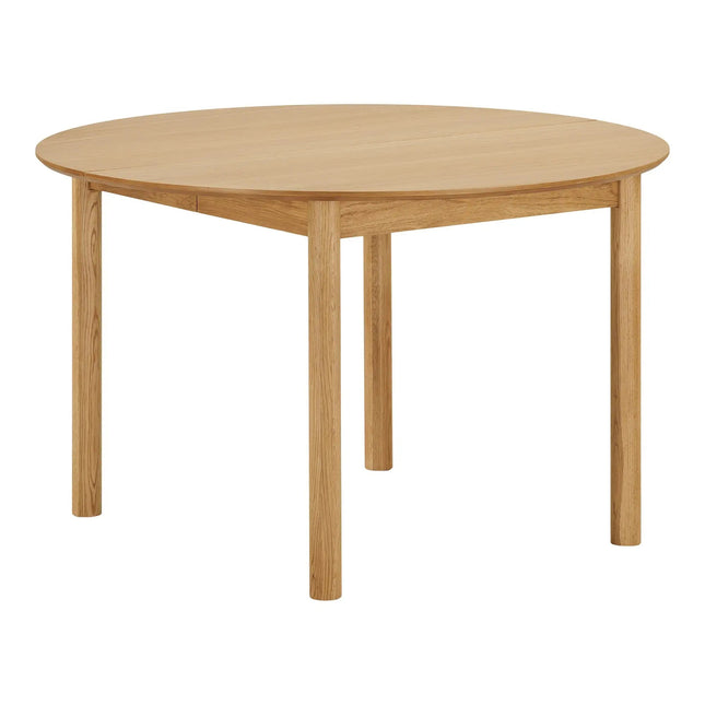 Bundaberg jatkettava ruokapöytä - tammi Ø120x120-170-220 cm - KalusteDuo_Huonekaluliike_Ruokapöytä