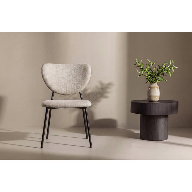 Butterfly ruokatuoli - 2 kpl - musta / beige sametti - KalusteDuo_Huonekaluliike_Tuoli