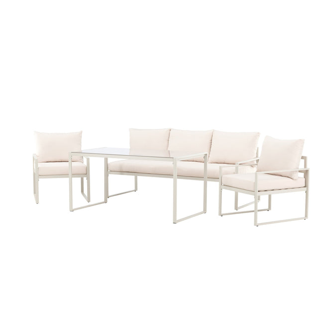Catania sohvaryhmä - beige/beige - KalusteDuo_Huonekaluliike_Oleskeluryhmä ulkokäyttöön