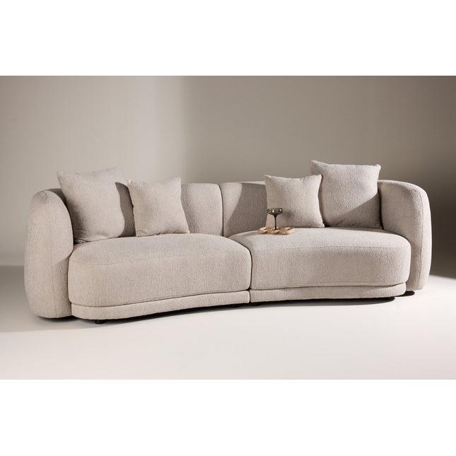 Cielo 3-istuttava sohva - beige bouclé - KalusteDuo_Huonekaluliike_Sohva
