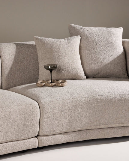 Cielo 3-istuttava sohva - beige bouclé - KalusteDuo_Huonekaluliike_Sohva