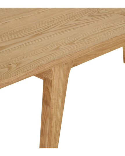 Darwin ruokapöytä tammi - 100×240–290–340 cm - KalusteDuo_Huonekaluliike_Ruokapöytä