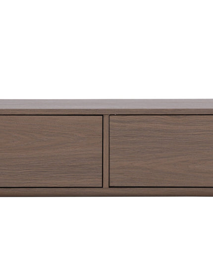 Dragh TV-taso 100x35x28 cm - MDF-runko / mocca 3D-paperi - KalusteDuo_Huonekaluliike_Säilytyskaluste