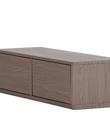 Dragh TV-taso 100x35x28 cm - MDF-runko / mocca 3D-paperi - KalusteDuo_Huonekaluliike_Säilytyskaluste