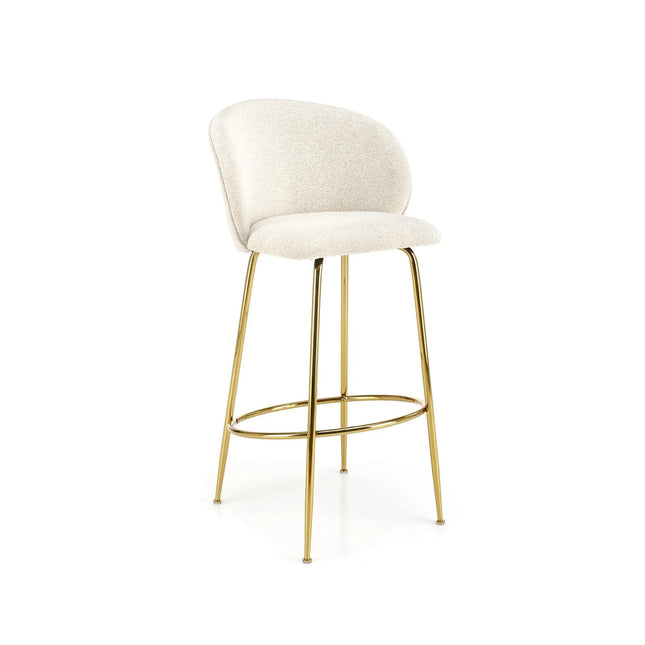 Elisabeth baarituoli beige/kulta - KalusteDuo_Huonekaluliike_Baarituoli