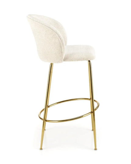 Elisabeth baarituoli beige/kulta - KalusteDuo_Huonekaluliike_Baarituoli