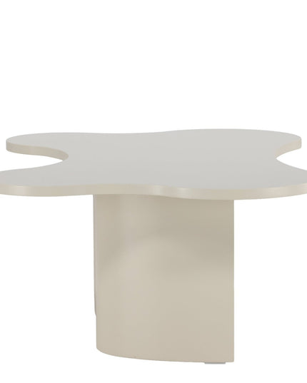 Flow sohvapöytä 120x80x45 cm - MDF ja beige PU-lakkamaalaus - KalusteDuo_Huonekaluliike_Pöytä