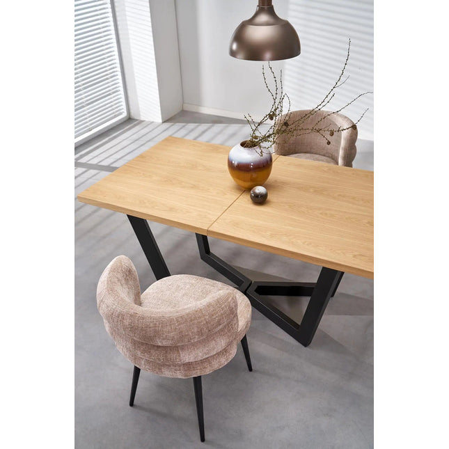 Genova ruokatuoli – Cremona kangas, beige - KalusteDuo_Huonekaluliike_Ruokailutuoli