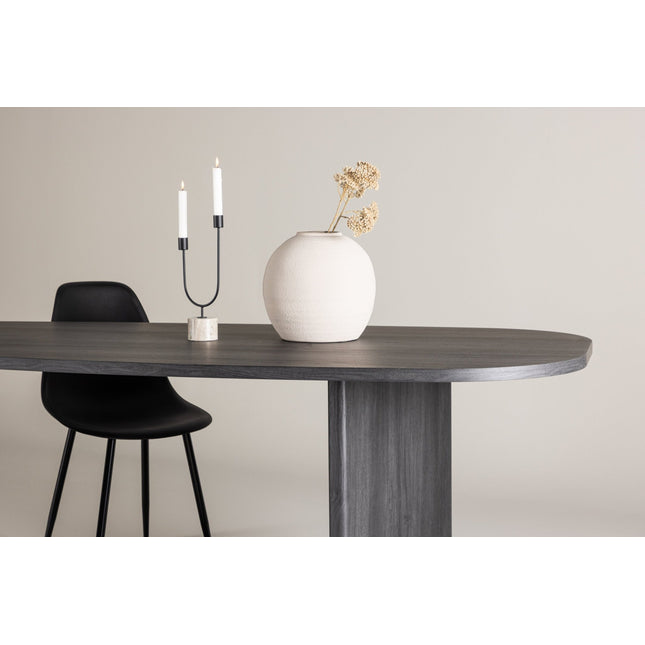 Grönvik ruokapöytä 220x100 cm - musta - KalusteDuo_Huonekaluliike_Ruokapöytä