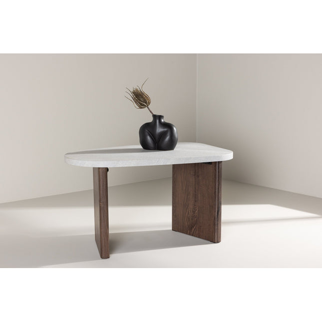 Grönvik sivupöytä 70x45 cm - mokka / betoninvärinen - KalusteDuo_Huonekaluliike_Pöytä