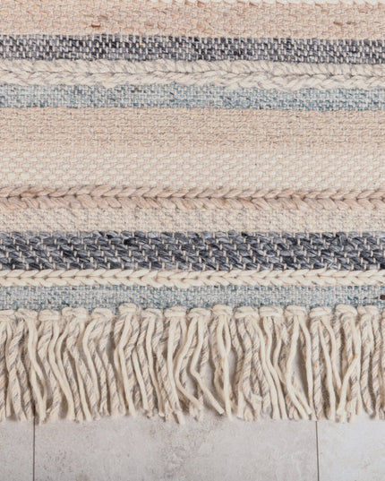 Gudha villamatto - 200*300 - beige / sininen - KalusteDuo_Huonekaluliike_Matto