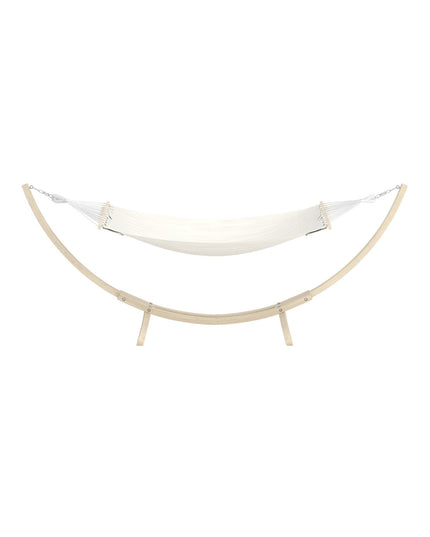 Hedvig riippumatto - valkolakattu / beige - KalusteDuo_Huonekaluliike_Aurinkotuoli