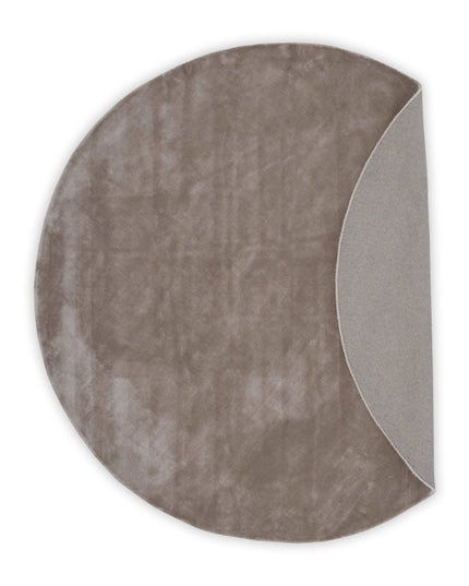 Indra viskoosimatto - ø200cm - beige - KalusteDuo_Huonekaluliike_Matto