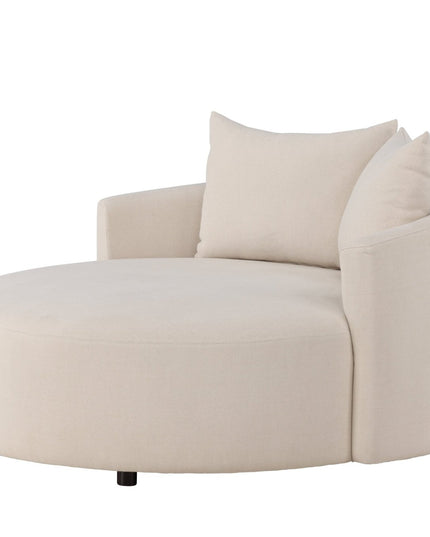 Kelso sohva ⌀150 - beige pellava - KalusteDuo_Huonekaluliike_Sohva