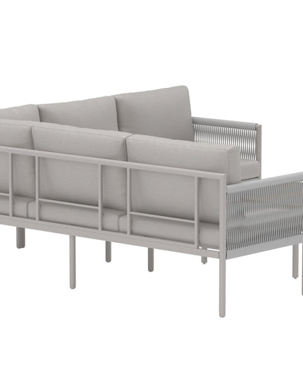 Kos kulmasohvaryhmä - beige / beige polywood - KalusteDuo_Huonekaluliike_Oleskeluryhmä ulkokäyttöön