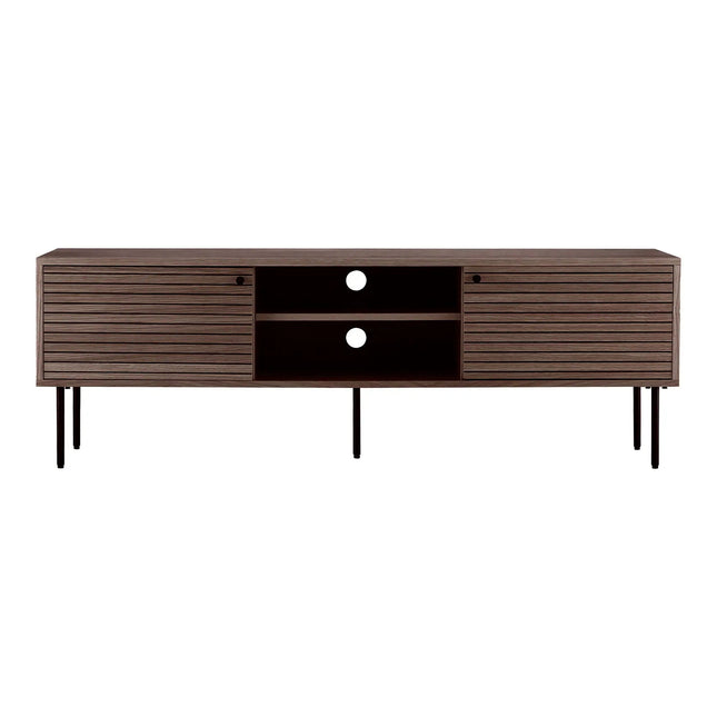 Kyoto TV - taso, 150x40x50cm, tummanruskea tammiviilu - KalusteDuo_Huonekaluliike_TV - taso