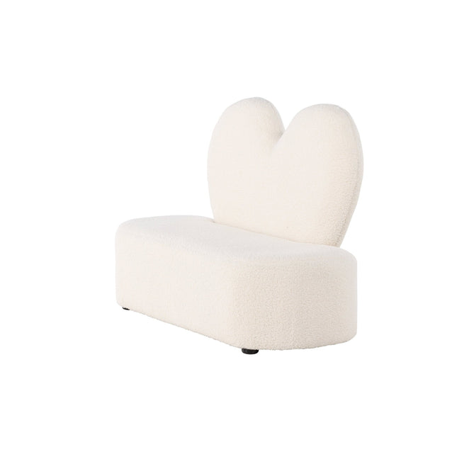 Lasten kukkasohva - beige / teddy FSC 100% - KalusteDuo_Huonekaluliike_Lastenkaluste