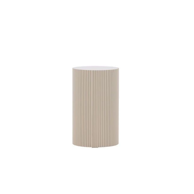 Lenox sivupöytä ⌀30.5 - Beige - KalusteDuo_Huonekaluliike_Pöytä