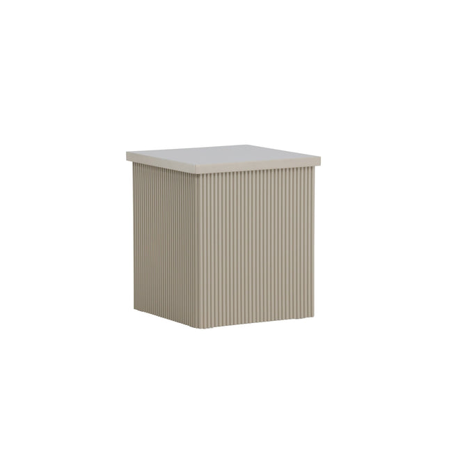 Lenox sivupöytä 40x40x45 cm - beige - KalusteDuo_Huonekaluliike_Pöytä