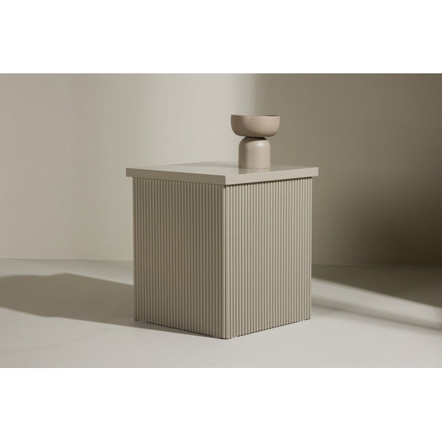 Lenox sivupöytä 40x40x45 cm - beige - KalusteDuo_Huonekaluliike_Pöytä