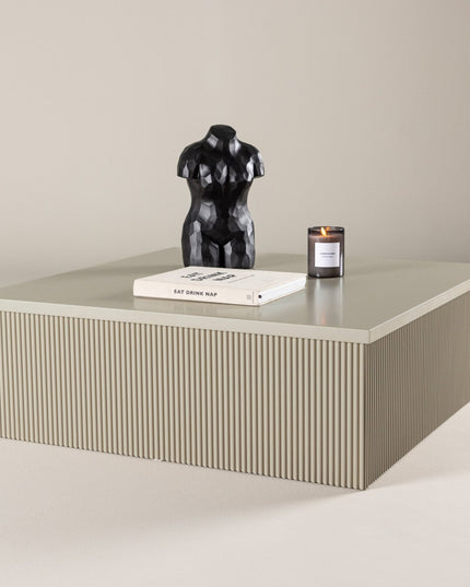 Lenox sohvapöytä 90x90 cm - Beige - KalusteDuo_Huonekaluliike_Pöytä
