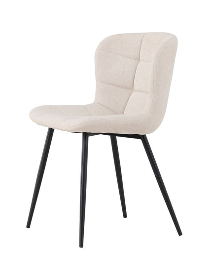 Lily ruokatuoli 2 kpl - musta/ beige - KalusteDuo_Huonekaluliike_Tuoli
