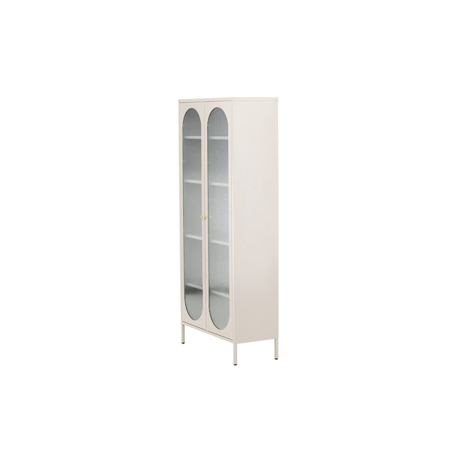Lima vitriinikaappi - beige - #KalusteDuo_#Huonekaluliike_Vitriini
