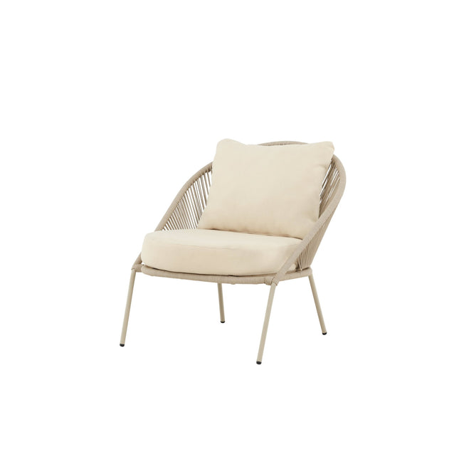 Lindos lepotuoli Beige/Beige - KalusteDuo_Huonekaluliike_Nojatuoli ulkokäyttöön