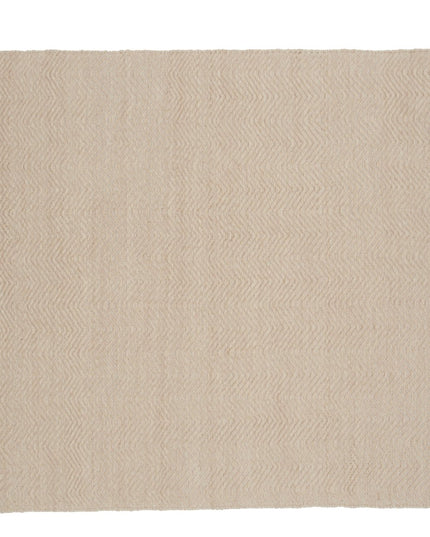 Loke villa/puuvillasekoite - 300*200 - Suorakaide-Valkoinen/Beige - KalusteDuo_Huonekaluliike_Matto