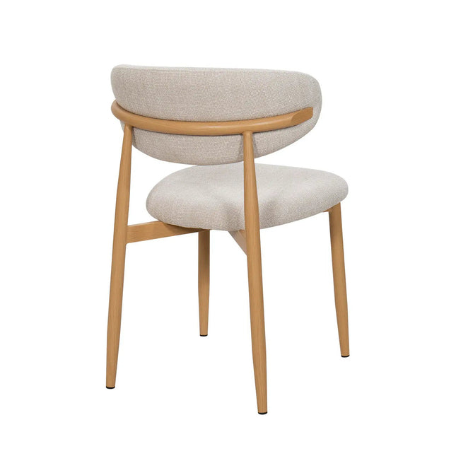 Lulu ruokatuoli - vaalea beige / tammi - KalusteDuo_Huonekaluliike_Ruokatuoli