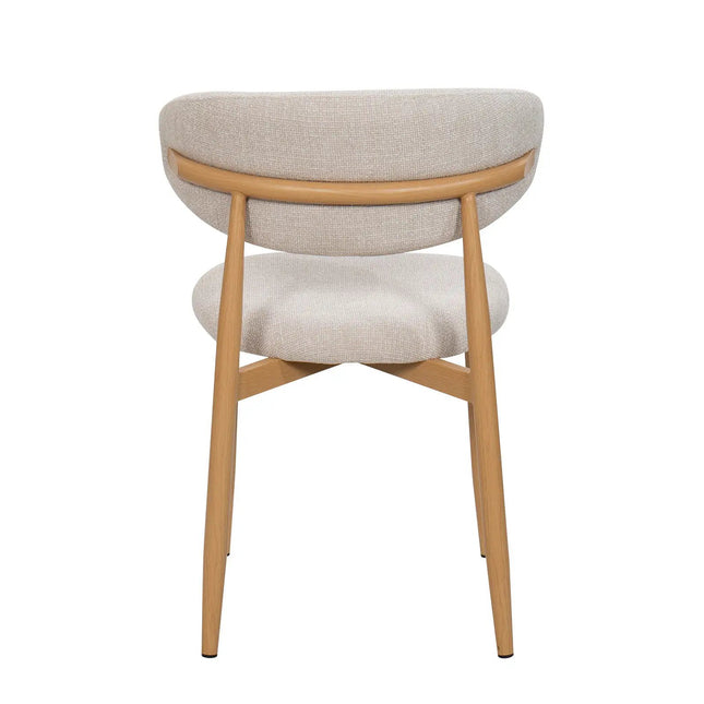 Lulu ruokatuoli - vaalea beige / tammi - KalusteDuo_Huonekaluliike_Ruokatuoli