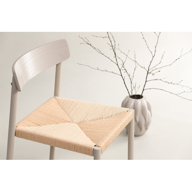 Malmön ruokatuoli - Greige / Beige köysi - KalusteDuo_Huonekaluliike_Tuoli