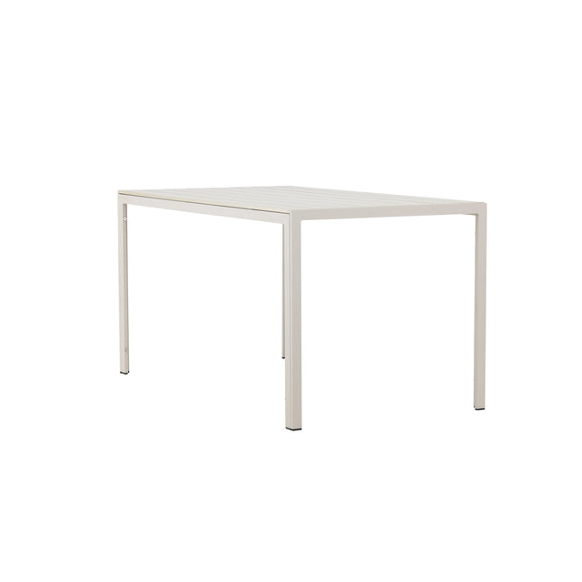 Mirko ruokapöytä 140x80x74 - beige / beige - KalusteDuo_Huonekaluliike_Ruokapöytä ulkokäyttöön