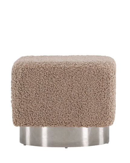 Newton rahi/pouf - Hopea / Beige teddy - KalusteDuo_Huonekaluliike_Rahi