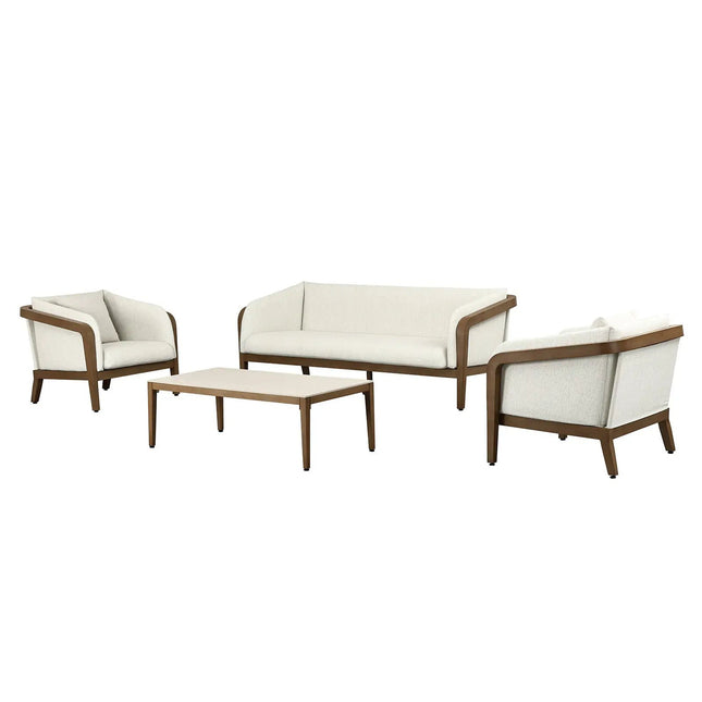 Nizza sohvaryhmä - pähkinä/beige - KalusteDuo_Huonekaluliike_sohvaryhmä ulkokäyttöön