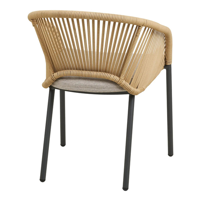 Novella terassituoli beige/hiekka - House Nordic - KalusteDuo_Huonekaluliike_nojatuoli ulkokäyttöön