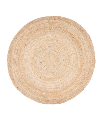 Oliver 100% juutti - 200*200 - Pyöreä-Luonnonvärinen tumma - KalusteDuo_Huonekaluliike_Matto
