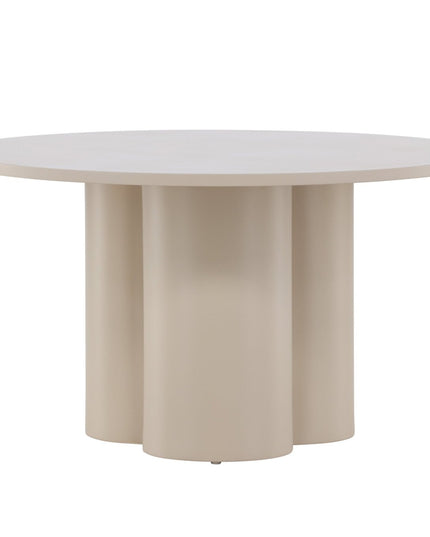 Olivia sohvapöytä ⌀80x45 cm - Beige - KalusteDuo_Huonekaluliike_Pöytä