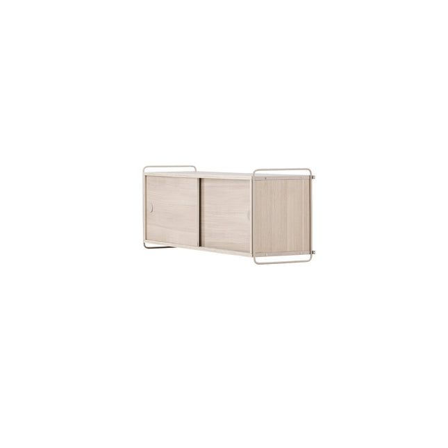 Paris seinäkaappi 121x35x48cm - valkolakattu MDF - KalusteDuo_Huonekaluliike_Säilytyskaluste