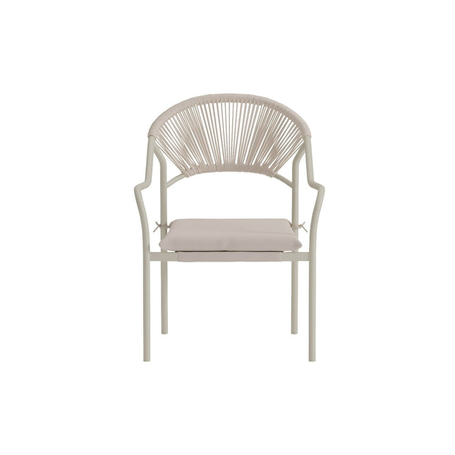Paros ruokatuoli - beige / beige - KalusteDuo_Huonekaluliike_Tuoli ulkokäyttöön